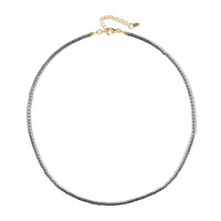 Collana in argento con Ematite Argentata