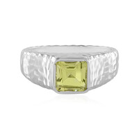 Anello in argento con Quarzo Limone
