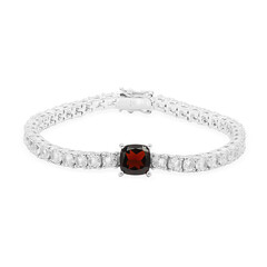 Bracciale in argento con Granato
