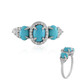 Anello in argento con Turchese Sleeping Beauty