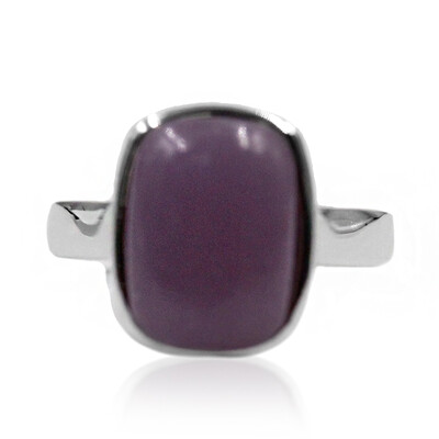Anello in argento con Lepidolite