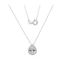 Collana in argento con Topazio Bianco
