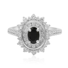 Anello in argento con Spinello Nero