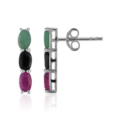 Orecchini in argento con Smeraldo