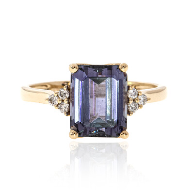 Anello in oro con Tanzanite (non riscaldata) (CIRARI)