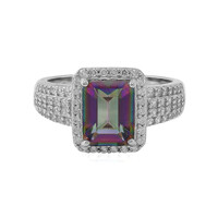 Anello in argento con Quarzo Mistico
