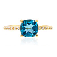 Anello in argento con Topazio Marambaia