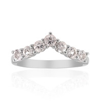 Anello in argento con Morganite