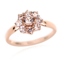 Anello in oro con Morganite