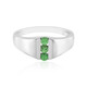 Anello in argento con Tsavorite della Tanzania