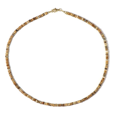 Collana in argento con Diaspro Paesaggio