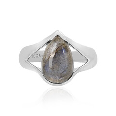 Anello in argento con Labradorite