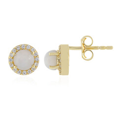 Orecchini in oro con Pietra di Luna Kangeyam