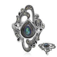 Anello in argento con Conchiglia Abalone