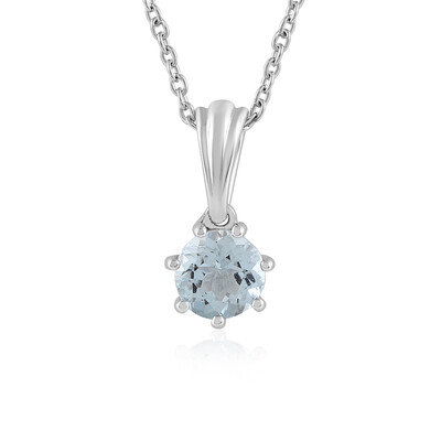 Collana in argento con Acquamarina Brasiliana