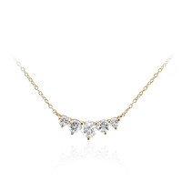 Collana in argento con Topazio Bianco