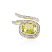 Anello in oro con Quarzo Ouro Verde (SUHANA)