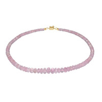 Collana in oro con Morganite AAA (AMAYANI)