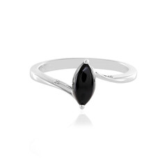Anello in argento con Onice Nero
