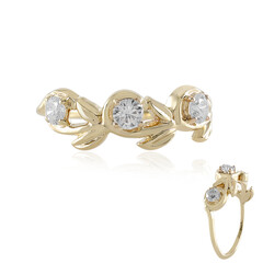 Anello in oro con Diamante I2 (H) (de Melo)