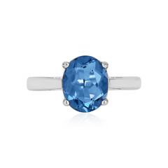 Anello in argento con Fluorite Cangiante