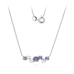 Collana in argento con Iolite