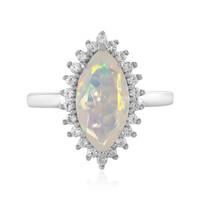Anello in argento con Opale di Welo