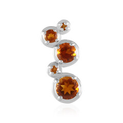 Ciondolo in argento con Citrino Madeira
