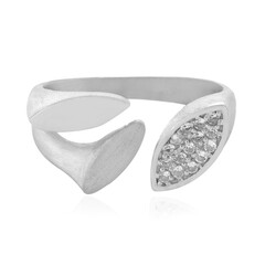 Anello in argento con Topazio Bianco