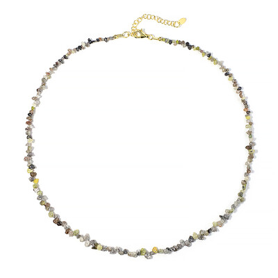 Collana in argento con Diamante Fancy