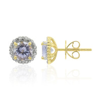 Orecchini in oro con Tanzanite (non riscaldata)