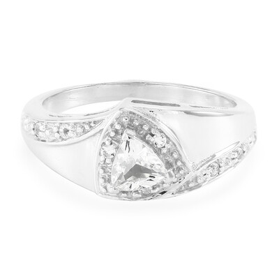 Anello in argento con Goshenite