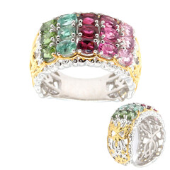 Anello in argento con Tormalina (Gems en Vogue)