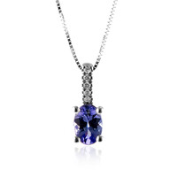 Collana in oro con Tanzanite AAA