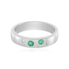 Anello in argento con Smeraldo Etiope