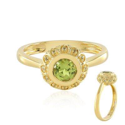 Anello in argento con Peridoto