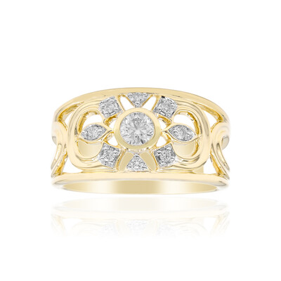 Anello in oro con Diamante SI1 (G) (Annette)