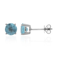 Orecchini in oro con Apatite Blu