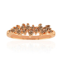Anello in oro con Diamante Rose de France SI1 di Argyle