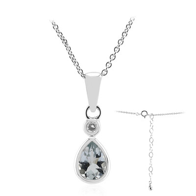 Collana in argento con Acquamarina