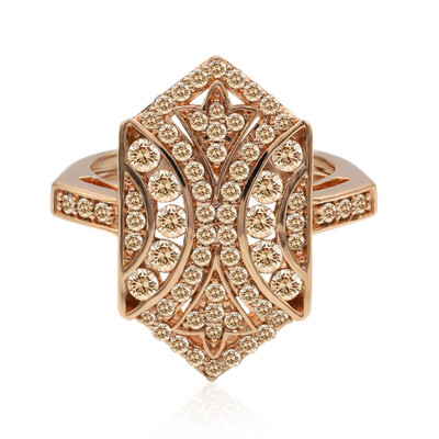 Anello in oro con Diamante Rose de France SI1 di Argyle (Annette)