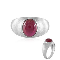 Anello in argento con Rubino del Madagascar