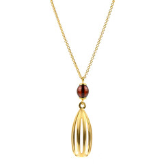 Collana in argento con Ambra Baltica