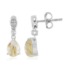 Orecchini in argento con Quarzo Rutilato