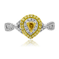 Anello in oro con Diamante Arancione SI2 (CIRARI)