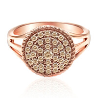 Anello in oro con Diamante Rose de France SI1 di Argyle
