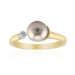 Anello in oro con Perla Akoya (TPC)