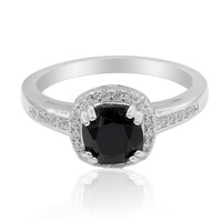 Anello in argento con Spinello Nero