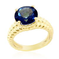 Anello in argento con Topazio Blu Royal
