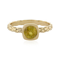 Anello in oro con Sfene